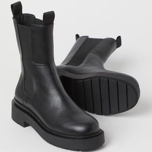 H&M High Profile Platform Chelsea Boot
